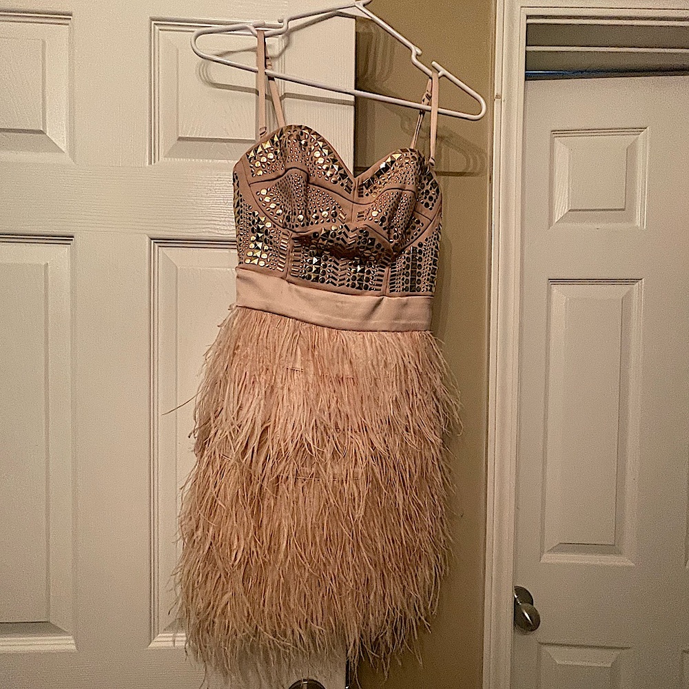 Bebe Feather Dress